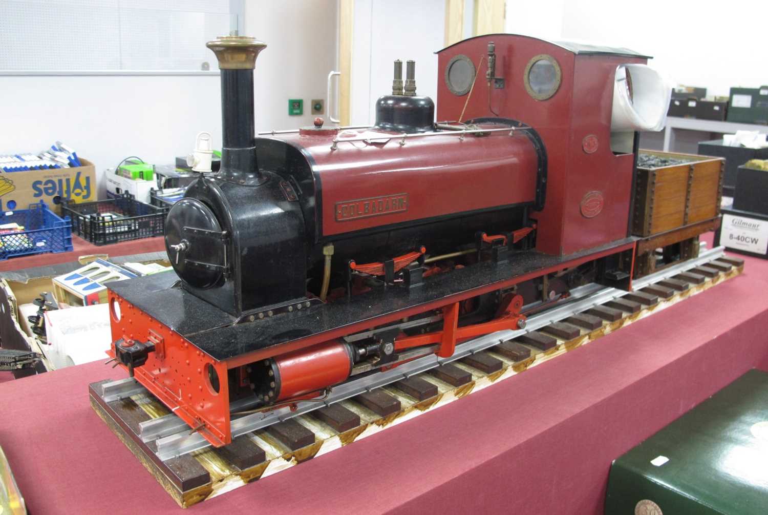 Lot 316 - A 3.5 Inch Live Steam Hunslet 0-4-0 Saddle...