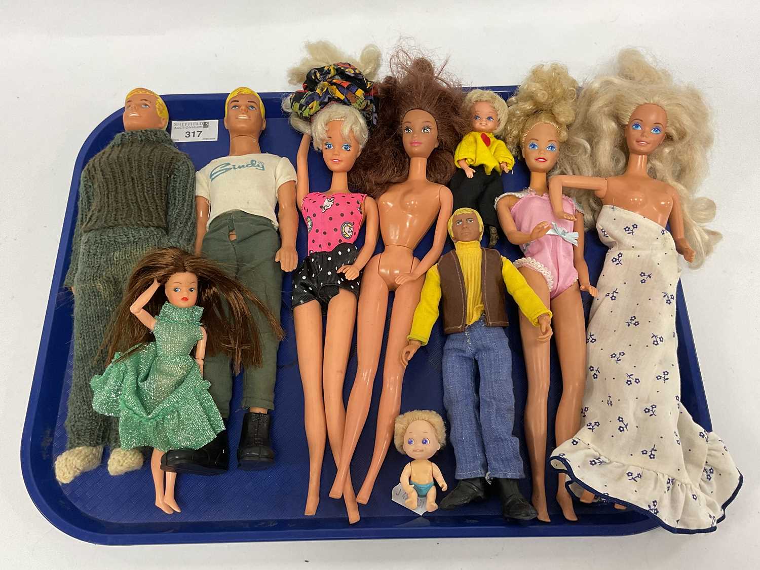 Lot 317 - Ten 1970s and Later Plastic Dolls, to include...