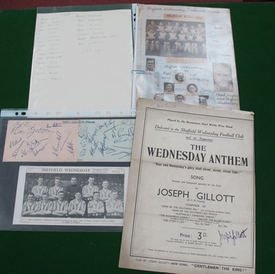 Lot 843 - Sheffield Wednesday, 'The Wednesday Anthem',...