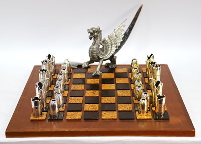 Lot 1292 - A Contemporary Bespoke Chess Set, with white...