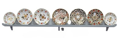 Lot 1028 - Seven Royal Crown Derby Porcelain Plates in...