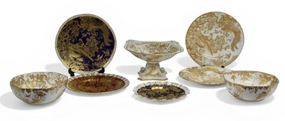Lot 1032 - A Selection of Royal Crown Derby 'Gold Aves'...