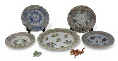 Lot 1051 - A Collection of Herend Porcelain, to include a...