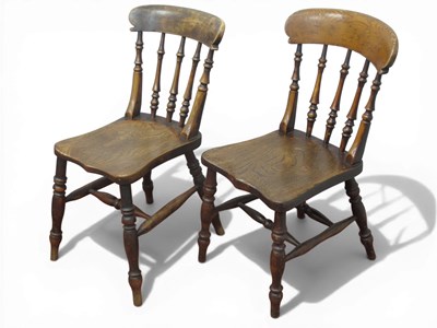 Lot 1546 - Two XIX Century Ash-Elm (Worksop) Kitchen...