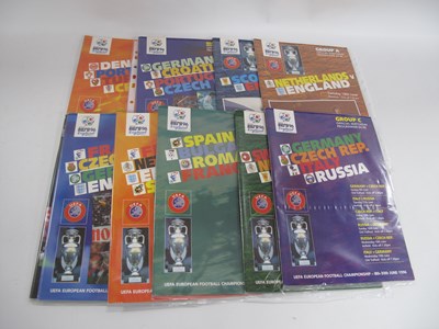Lot 978 - Euro 96 Full Set of Eleven Programmes from The...