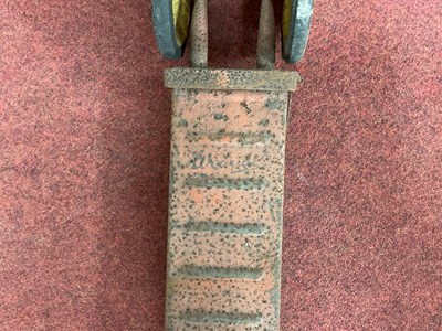 Lot 353 - Three Mid XX Century pressed steel children's...