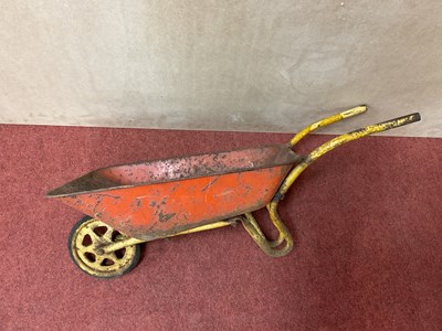 Lot 353 - Three Mid XX Century pressed steel children's...