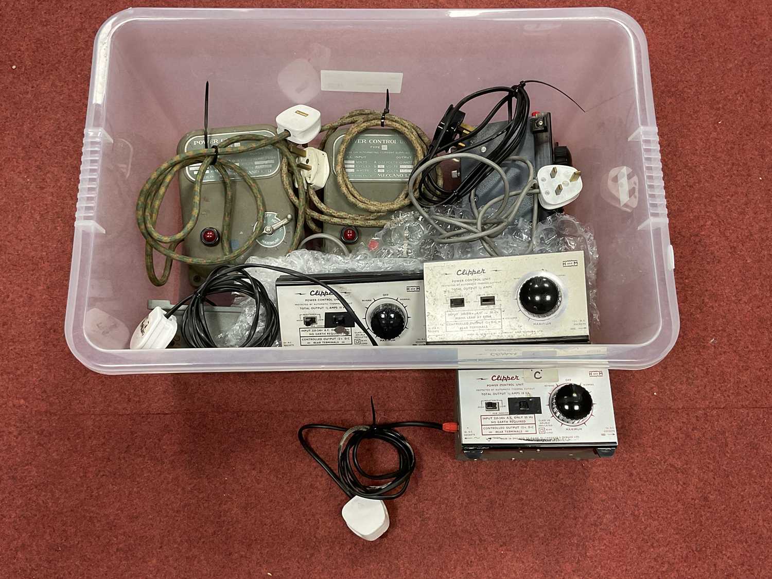 Lot 369 - Analogue Track Control Items, to include three...