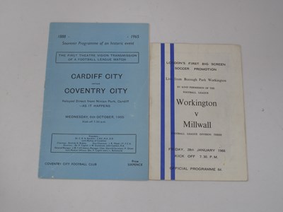 Lot 932 - Beam Back Programmes, 1965-6 Millwall at...