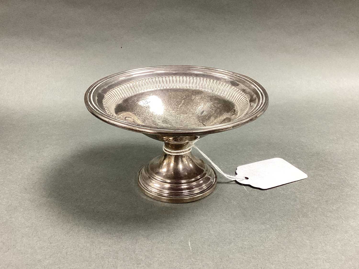 Lot 30 - A Hallmarked Silver Pedestal Bonbon Dish, rim...