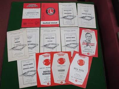 Lot 819 - Sheffield United Home Programmes 1957-8 Hagan...