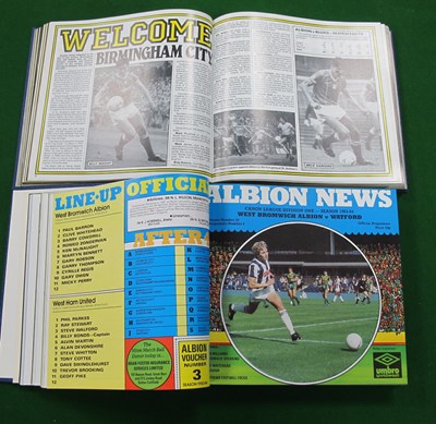 Lot 768 - West Bromwich Albion Bound Albums of...
