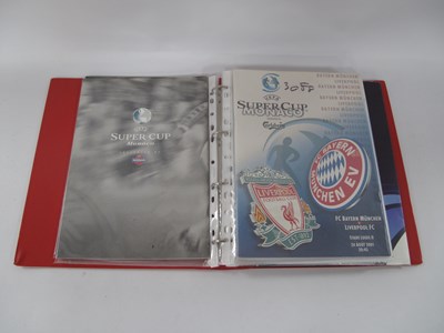 Lot 911 - Super Cup Final Programmes 1998 - 2007 Nine...