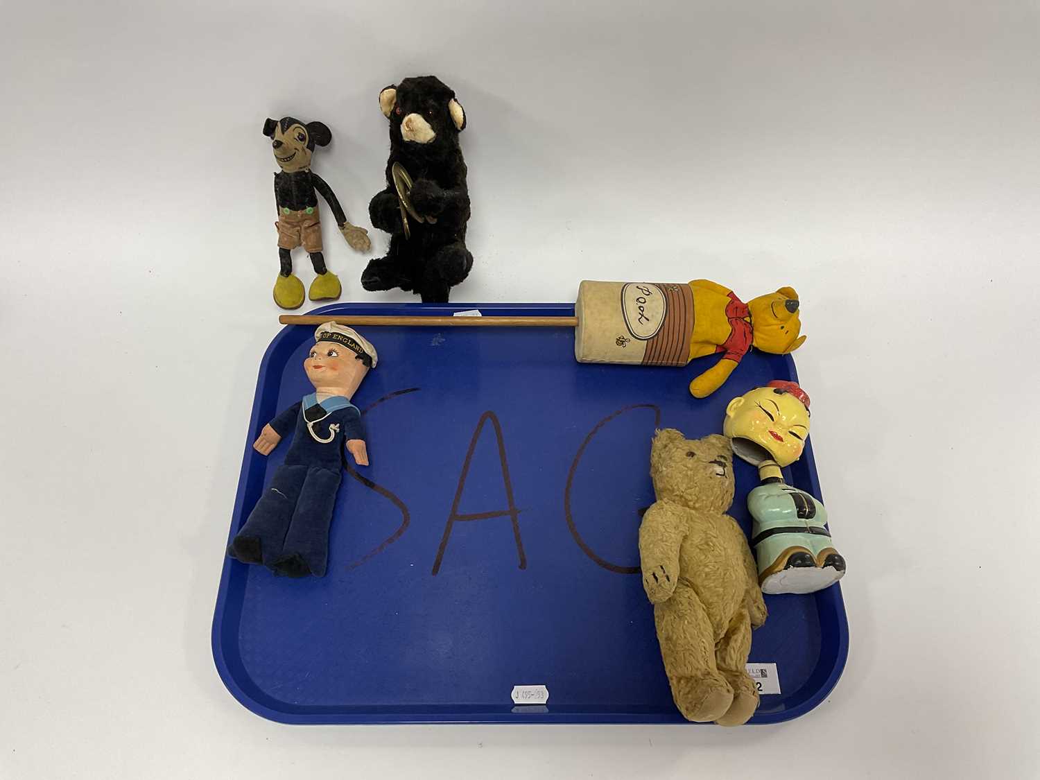 Lot 352 - A Collection of Six Soft Toys / figures,...
