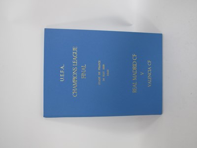 Lot 980 - 2000 Champions League Final Hardback Edition...
