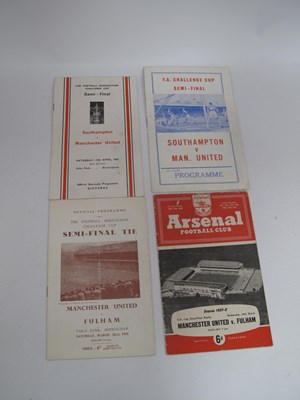 Lot 942 - Manchester United F. A. Cup Semi Final...