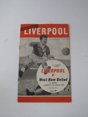 Lot 928 - 1964 Charity Shield Programme, Liverpool v....