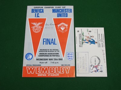 Lot 855 - 1968 European Cup Final Programme and First...