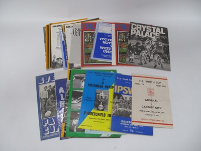Lot 920 - Youth Cup Final Programmes First Legs 1971, 73,...