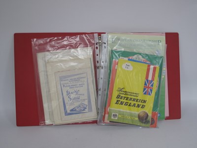 Lot 970 - England Away Programmes at Scotland 1956, at...