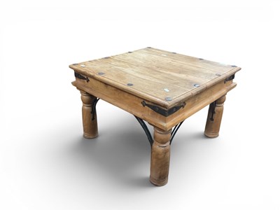 Lot 1536 - A XX Century Indian Thakat Style coffee table...