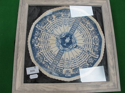 Lot 809 - 1907 Football Plate Featuring Records of all...