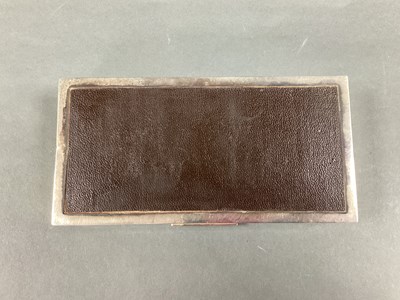 Lot 7 - A Hallmarked Silver Cigarette Box, Padgett &...