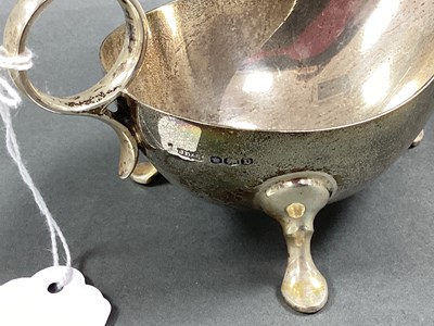 Lot 3 - A Hallmarked Silver Sauce Boat, James Dixon &...