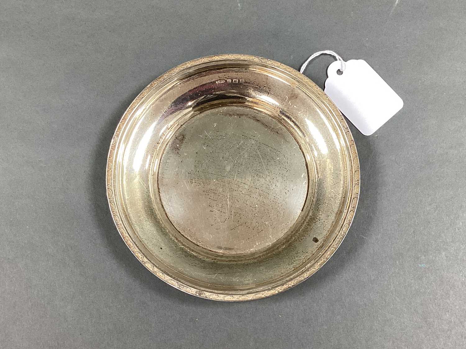 Lot 53 - A Hallmarked Silver Circular Dish, Lanson Ltd,...