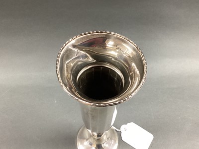 Lot 5 - A Hallmarked Silver Vase, Adie Bros,...