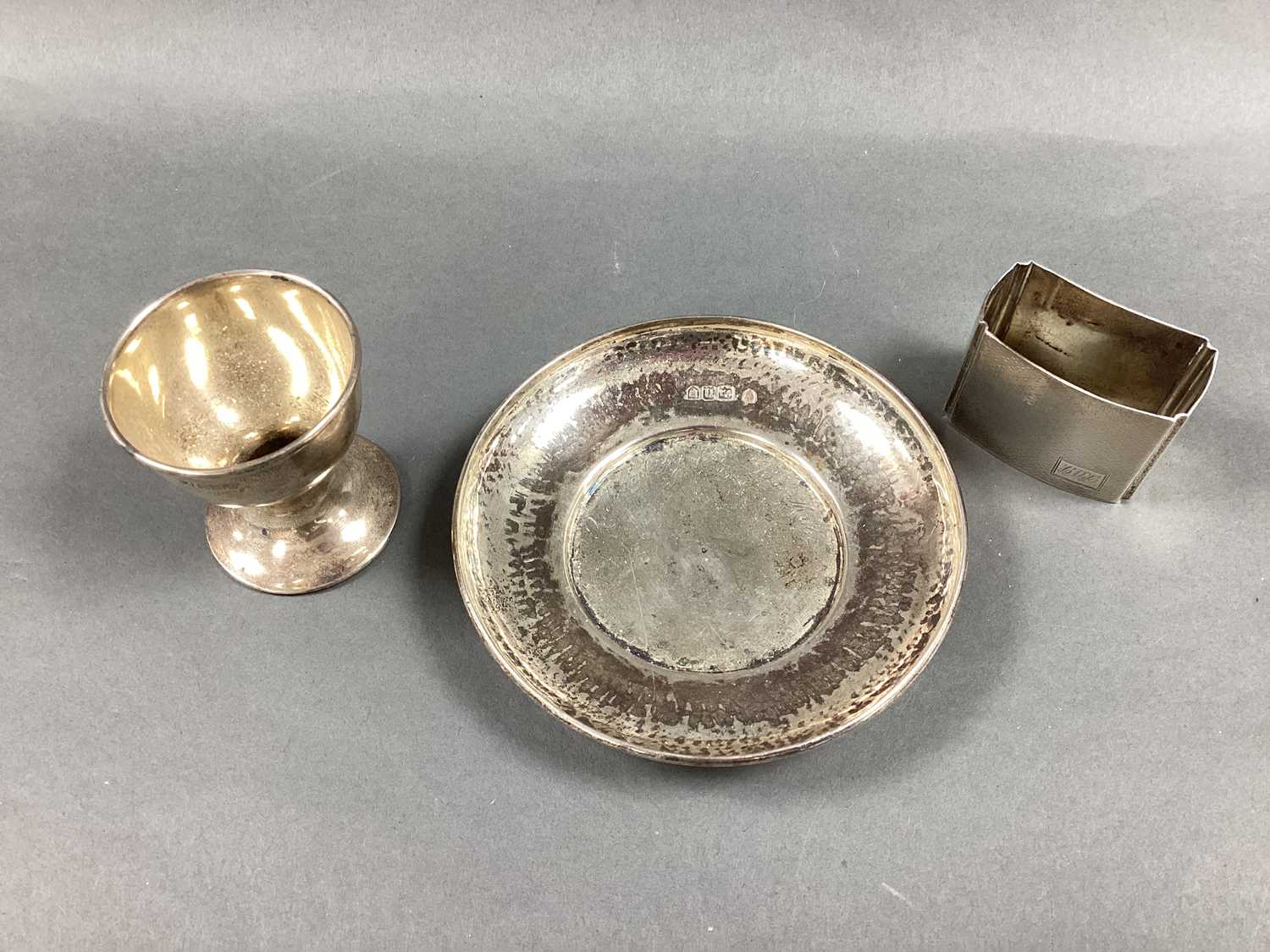 Lot 13 - A Hallmarked Silver Christening Dish, R H...