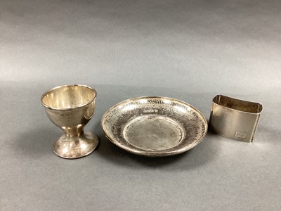 Lot 13 - A Hallmarked Silver Christening Dish, R H...