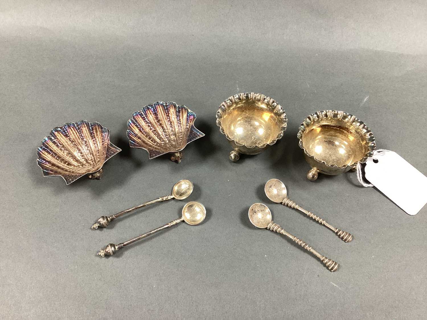 Lot 41 - A Pair of Chester Hallmarked Silver Salts,...