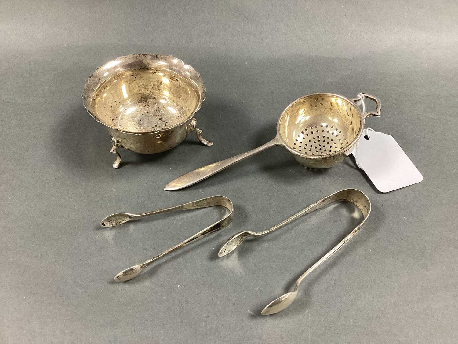 Lot 30 - A Hallmarked Silver Sugar Bowl, JP, Sheffield...