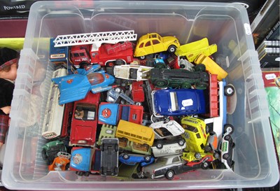 Lot 1329 - Large Quantity of Vintage Die-cast Vehicles,...