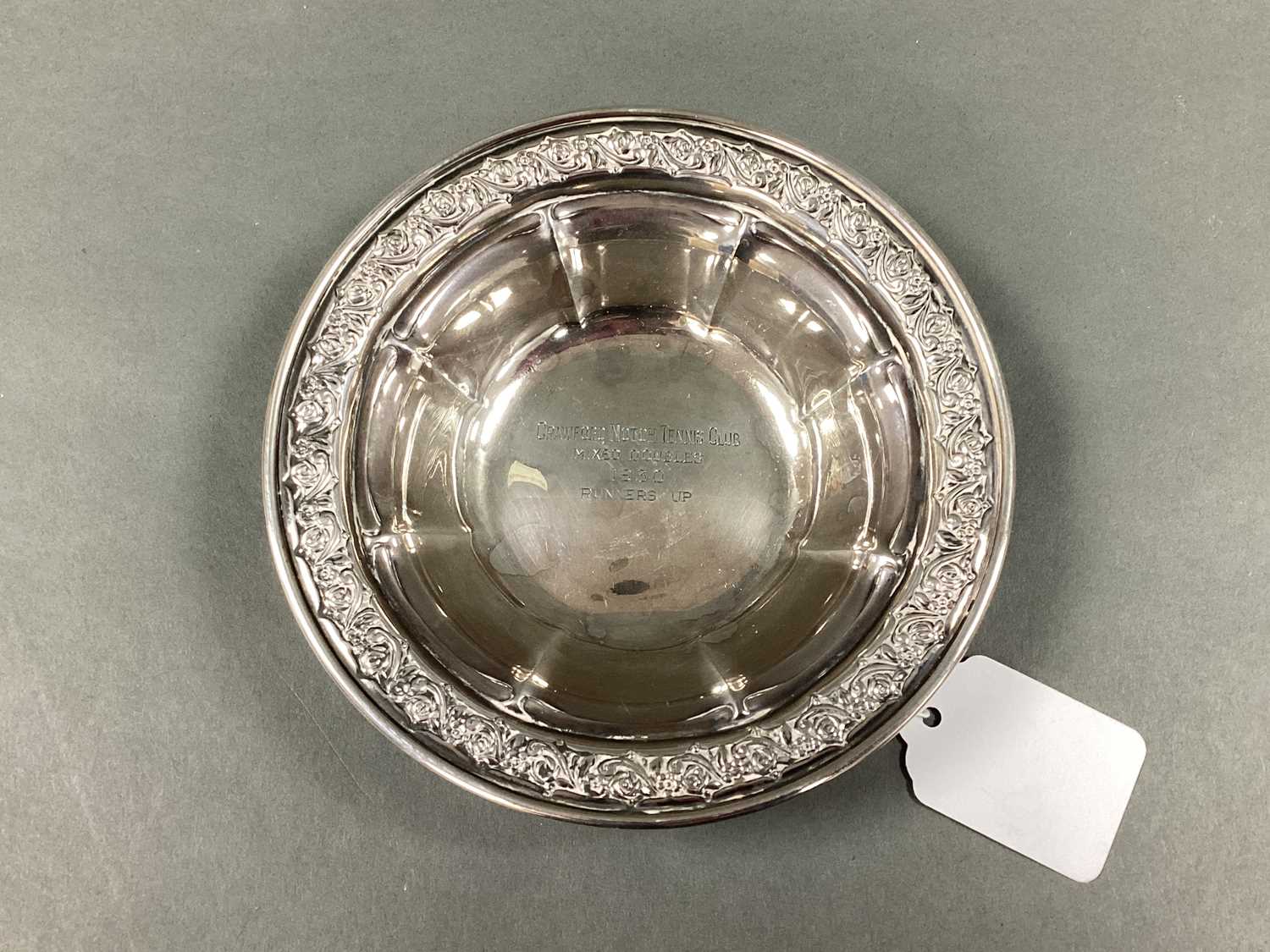 Lot 52 - Gorham; A Presentation Trophy Dish, engraved...