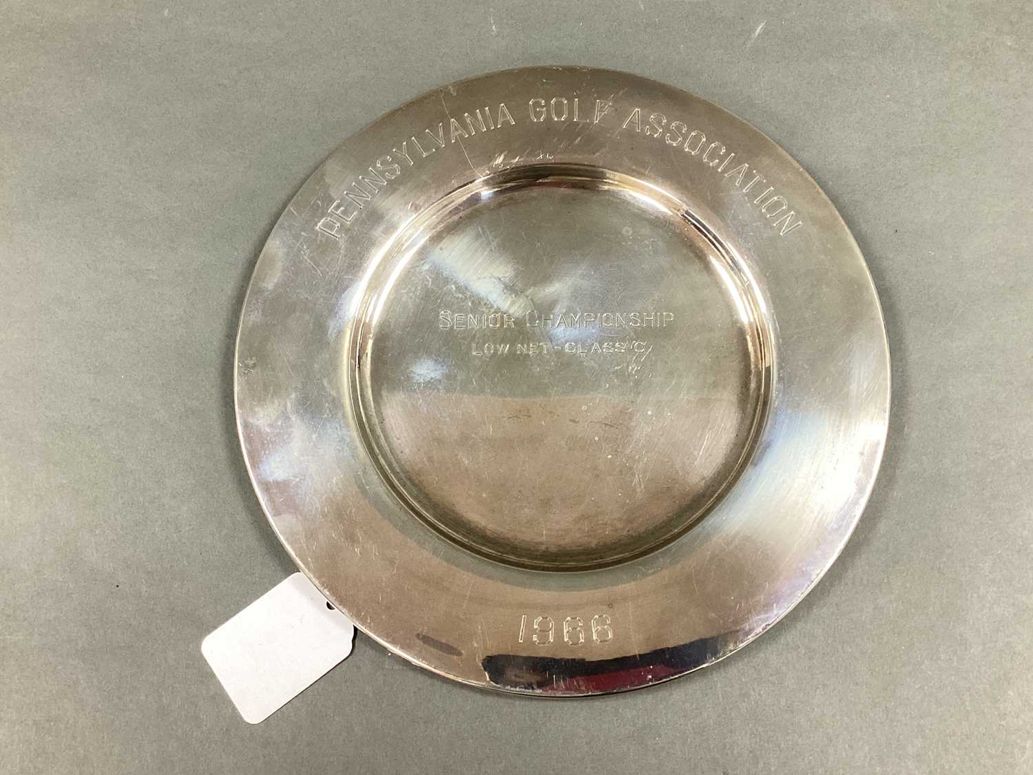 Lot 51 - J.E Caldwell & Co; A Presentation Trophy Plate,...