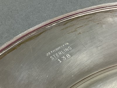 Lot 51 - J.E Caldwell & Co; A Presentation Trophy Plate,...