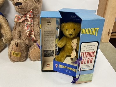 Lot 331 - Five Merrythought Teddy Bears, including a...