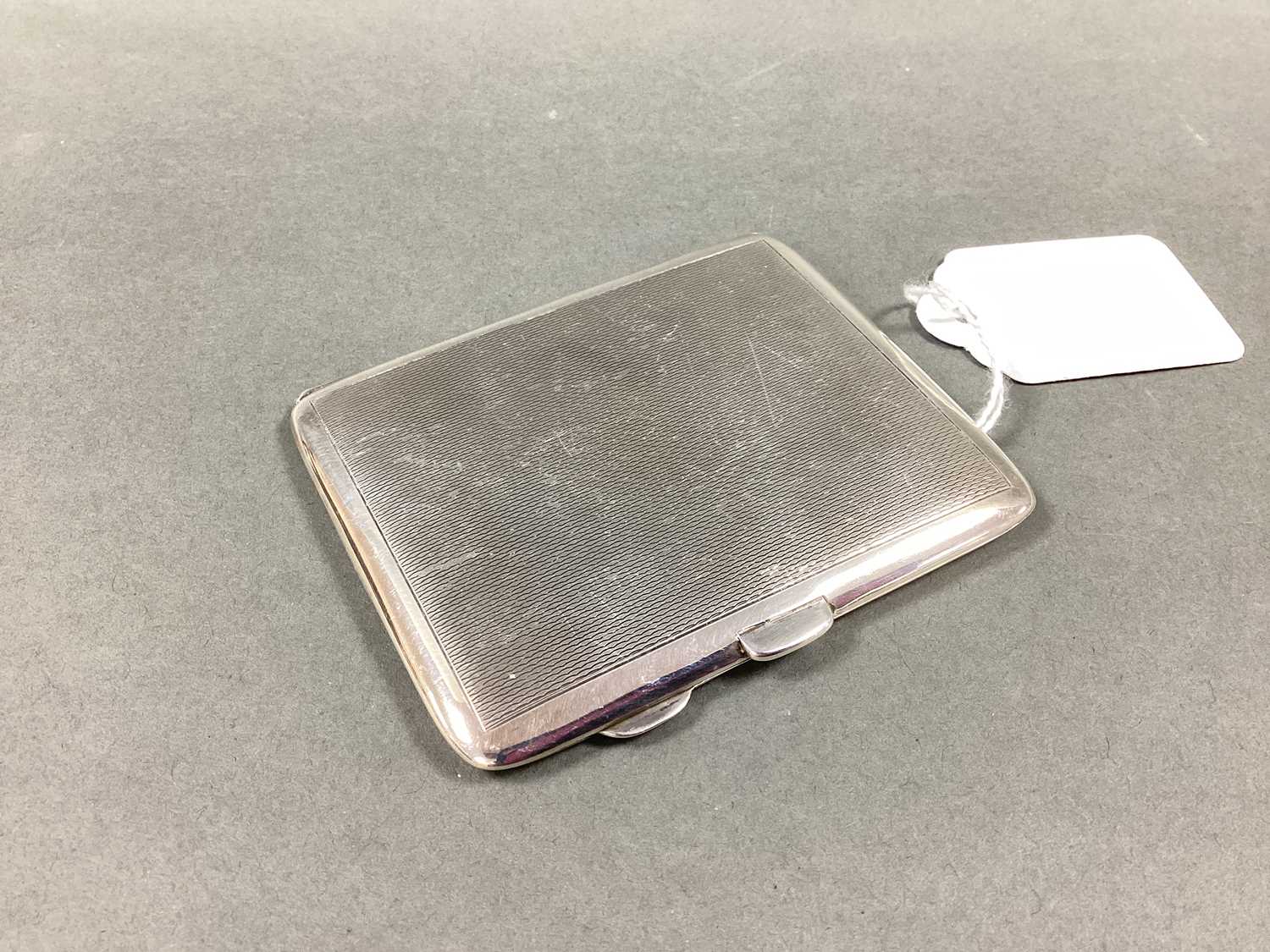 Lot 76 - A Slim Hallmarked Silver Cigarette Case,...