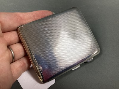 Lot 76 - A Slim Hallmarked Silver Cigarette Case,...