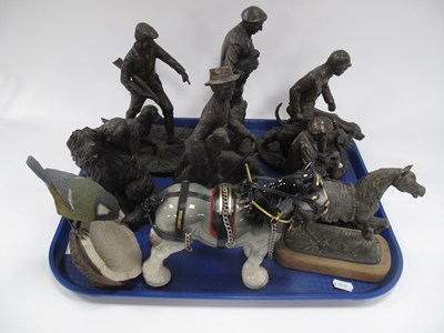 Lot 1361 - Collection of Figures, including six...