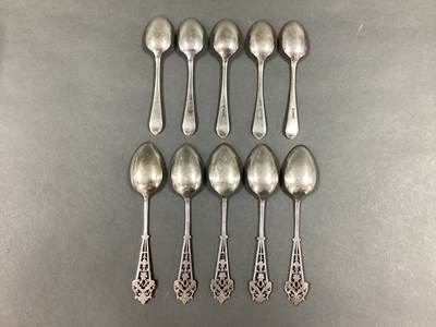 Lot 12 - A Set of Five Edwardian Decorative Hallmarked...