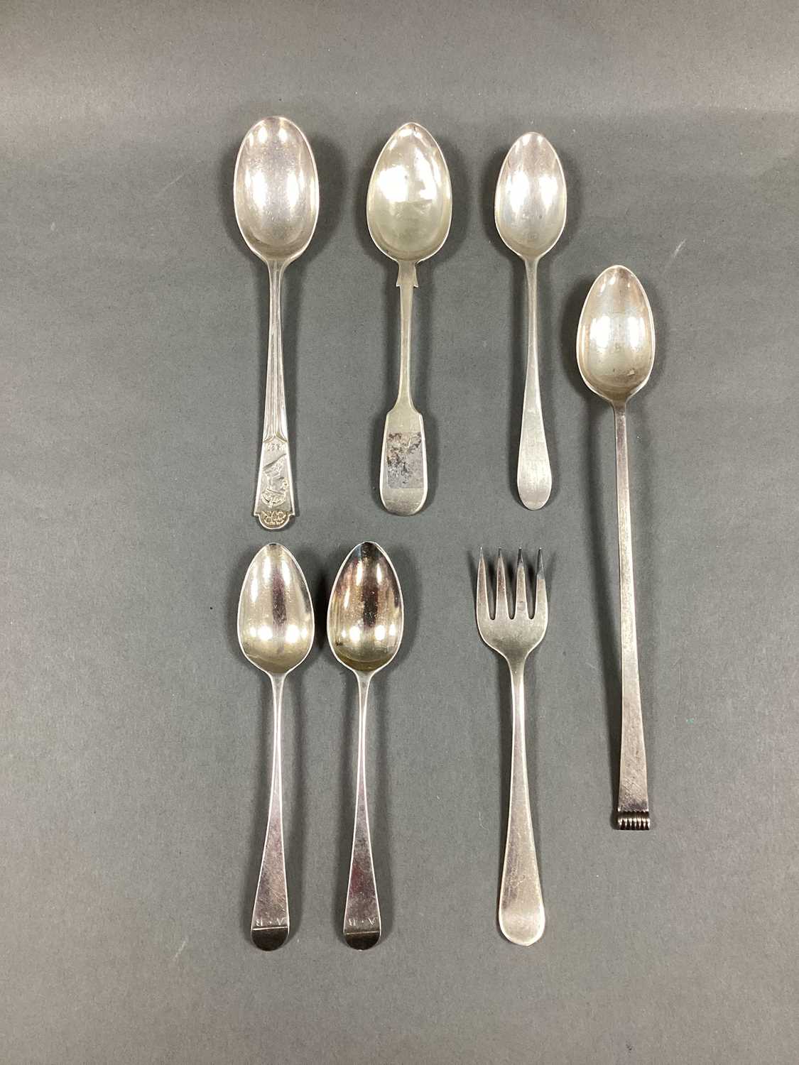 Lot 40 - A Pair of Georgian Part Hallmarked Silver Old...