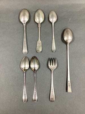 Lot 40 - A Pair of Georgian Part Hallmarked Silver Old...
