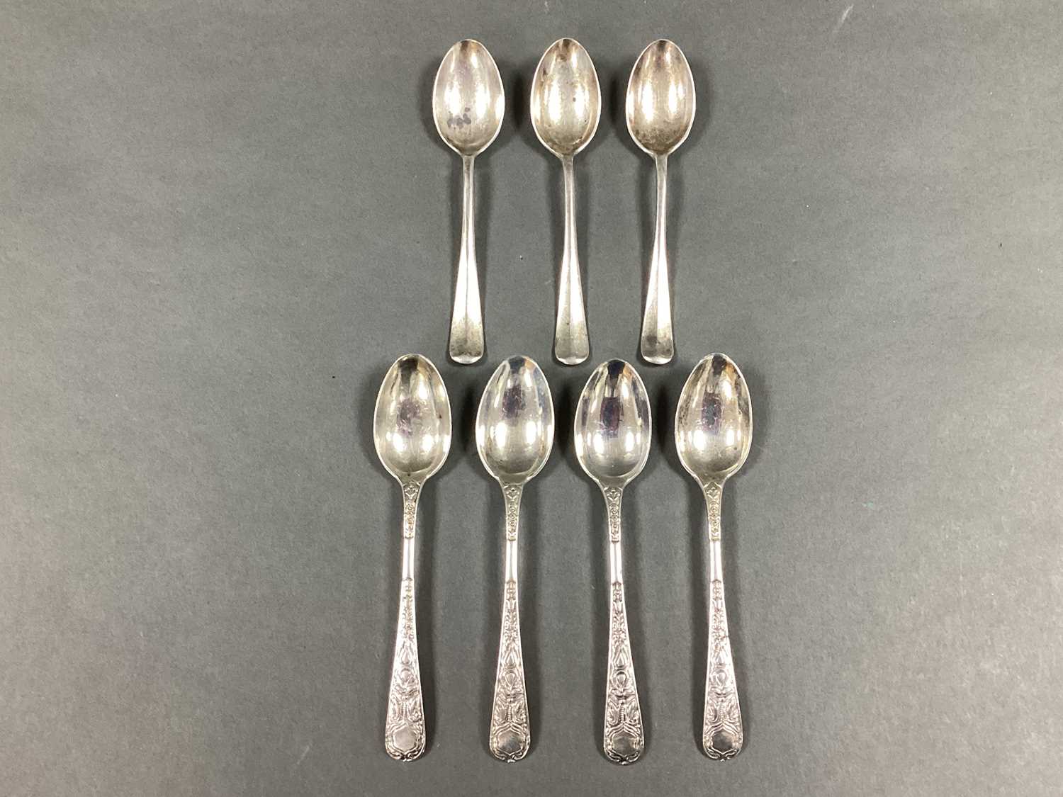 Lot 10 - A Set of Four Victorian Hallmarked Silver...