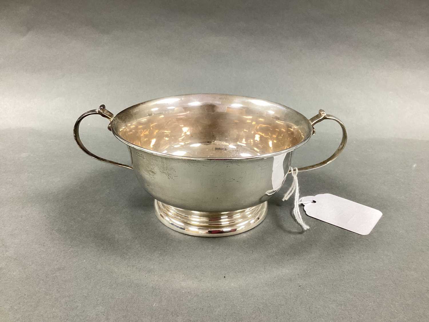Lot 1 - A Hallmarked Silver Twin Handled Bowl,...