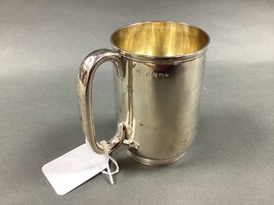 Lot 73 - A Victorian Provincial Hallmarked Silver Mug,...