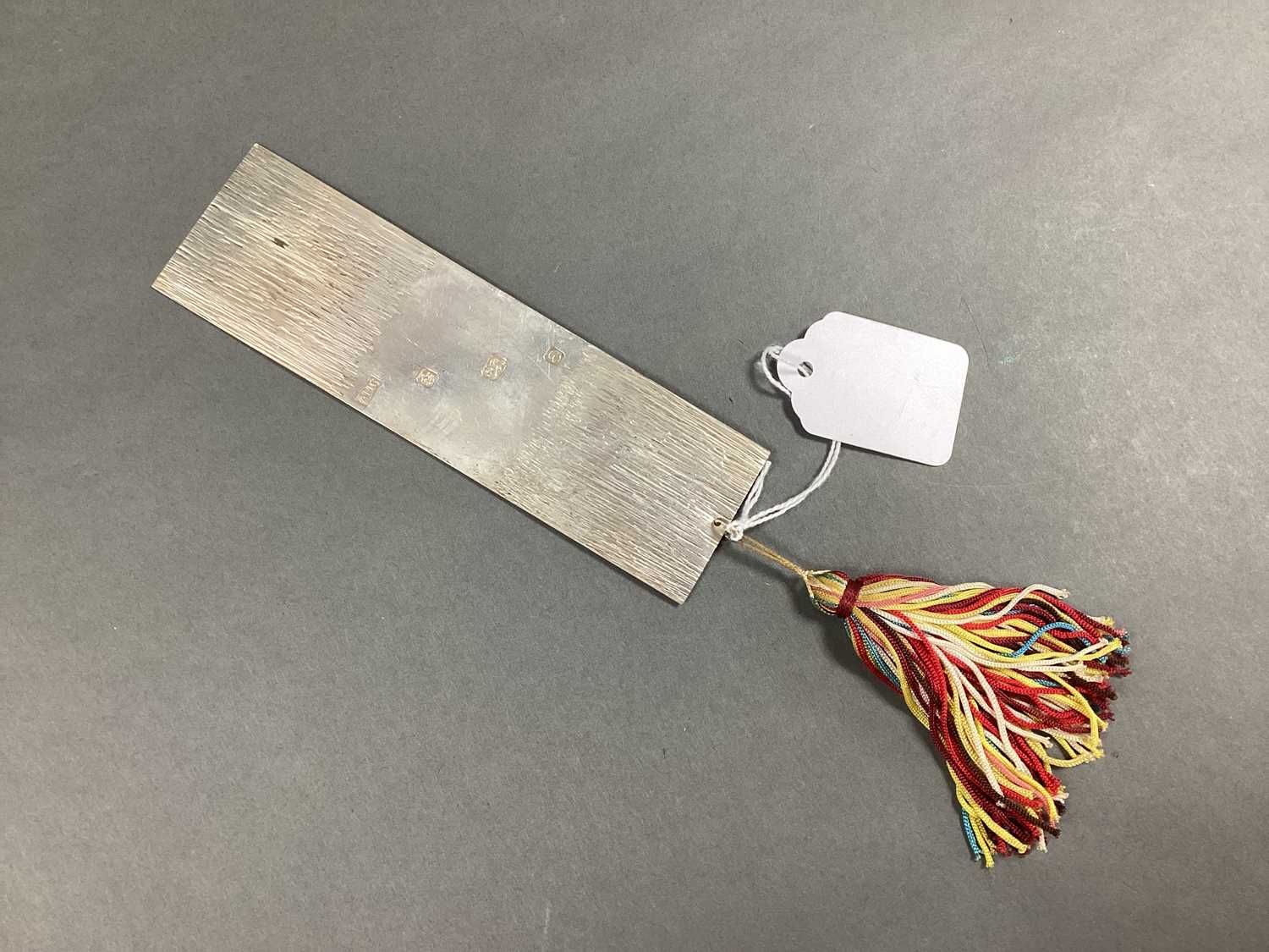 Lot 78 - A Modernist Hallmarked Silver Bookmark, AMC,...