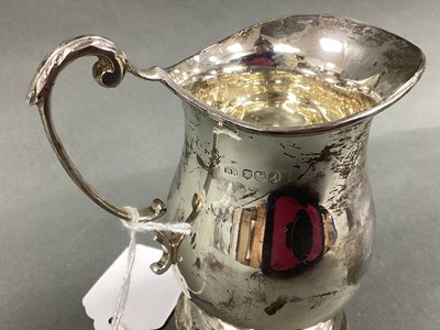 Lot 19 - A Hallmarked Silver Jug, HH, Sheffield 1968,...